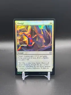 MTG Marvel Spider-Man Thwip! Foil #0020 Magic The Gathering - Image 1