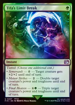 Tifa's Limit Break FINAL FANTASY (FIN) NM MTG Foil - Image 1
