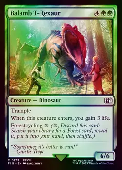 Balamb T-Rexaur FINAL FANTASY (FIN) NM MTG Foil - Image 1