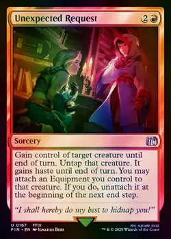 Unexpected Request FINAL FANTASY (FIN) NM MTG Foil - Image 1