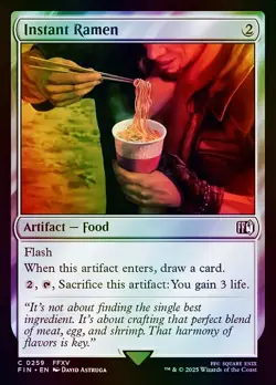 Instant Ramen FINAL FANTASY (FIN) NM MTG Foil - Image 1