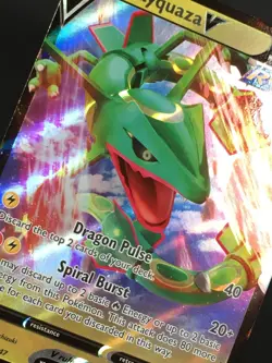 Pokemon TCG Rayquaza V SWSH147 Holo Sword & Shield Black Star Promo NM - Image 2