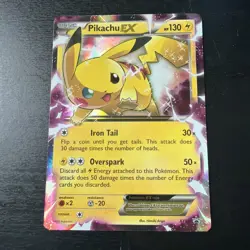Pikachu EX XY84 pokemon Black Star promo Pokemon TCG 2015. - Image 1