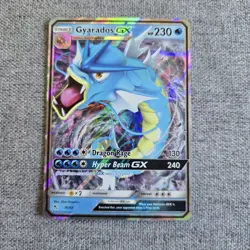 Gyarados GX HOLO 16/68 Hidden Fates Near MINT Pokemon Card NM TCG 2019 Original - Image 1