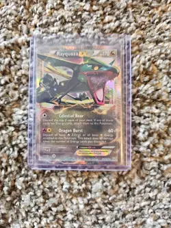 Pokemon B&W Dragons Exalted ULTRA RARE Rayquaza EX 85/124 - Image 1