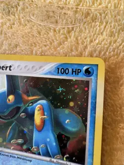 Swampert Holo Rare SWIRL 005/017 Pop Series 1 Pokemon TCG Vintage LP - Image 3