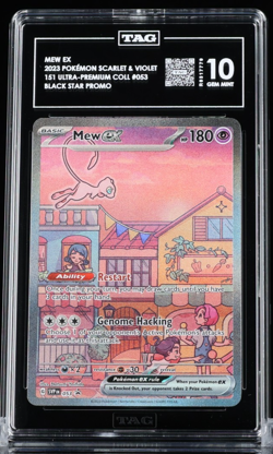 Pokemon Mew ex 151 Ultra-Premium Coll. Full Art Promo SVP EN 053 TAG 10 Gem Mint - Image 1