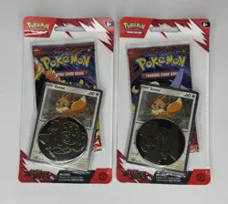 Lot Of 2 - Pokemon Destined Rivals Blister Pack | Eevee Promo | BRAND NEW - Image 1