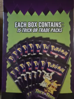4pc Lot 2025 POKEMON Trick or Trade Hanger Box 15 Factory Sealed Packs - Image 3