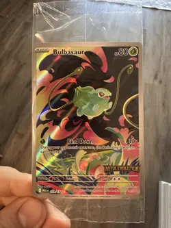 133/132 Promo Bulbasaur - ME01 Mega Evolution - Stamped & Sealed NM Pokemon - Image 1