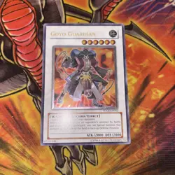 YuGiOh Goyo Guardian TDGS-EN042 ULTIMATE RARE lp lightly played - Image 3