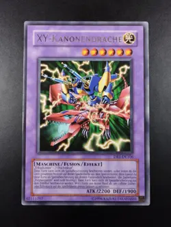YUGIOH 2005 | XY-DRAGON CANNON | DR1-DE106 | GERMAN | RARE | VG - EXCELLENT - Image 1