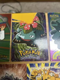 Pokemon Topps 19 Card Lot Holo Foil Professor Oak Pineco Moltres Entei Magby - Image 3