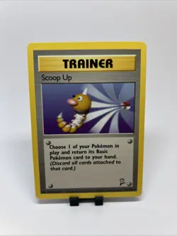 Scoop Up - 107/130 - Pokemon Base Set 2 Rare Card WOTC LP - Image 1
