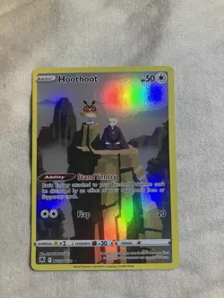 Pokemon TCG Hoothoot Astral Radiance Holo Rare Card TG12/TG30 NM/LP Condition - Image 1