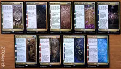 Set of 9 Kaldheim Rare Saga Cards *NM* (Magic MTG) King Narfi's Betrayal - Image 1