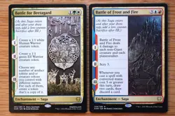 Set of 9 Kaldheim Rare Saga Cards *NM* (Magic MTG) King Narfi's Betrayal - Image 2