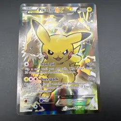 Pokemon Pikachu TCG EX XY124 Generations 2016 Black Star Promo Holo Card - Image 1