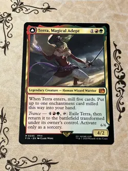 Terra Magical Adept Final Fantasy Magic the Gathering Regular Card NM Condition - Image 1