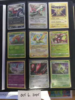 Pokemon Binder 329 cards Early Nintendo Holos excellent condition - Image 2