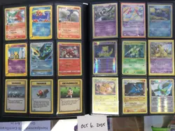 Pokemon Binder 329 cards Early Nintendo Holos excellent condition - Image 4