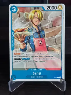 One Piece Card Game - Sanji (Sealed Battle Kit Vol. 1) P-050 - NM - Image 1