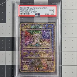 Ancient Mew I Japanese Nintedo Error PSA 9 Mint Pokemon Card Promo - Image 2