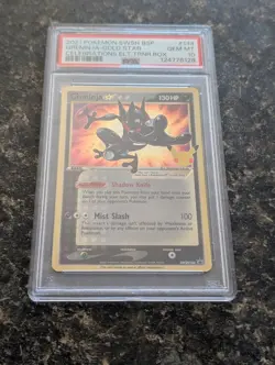 Pokemon PSA 10 Greninja Gold Star Celebrations ETB Promo SWSH144 Card - Image 2