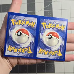 Pokemon Uncut Sheet NFC Miscut Error Horsea Gligar Neo Genesis Cards - Image 3