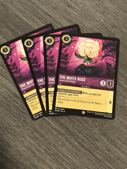 Disney Lorcana The White Rose - Jewel of the Garden 40/204 Azurite Sea C 4 Cards - Image 1