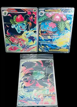 Pokemon Bulbasaur #133 Stamped Promo Bundle/Mega Evolution: Lot of 3 Cards 🔥🔥 - Image 1