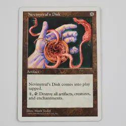 MTG Nevinyrral's Disk Sixth 6th Edition LP Artifact Card Magic The Gathering - Image 1