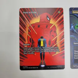Path to Exile FULL ART MTG Spiderman Magic Card Marvel plus Grasping Tentacles - Image 2