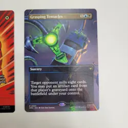 Path to Exile FULL ART MTG Spiderman Magic Card Marvel plus Grasping Tentacles - Image 3