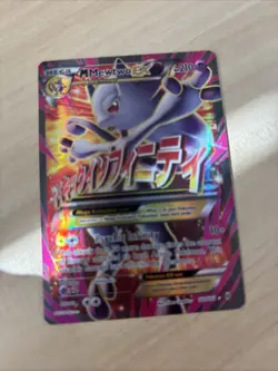 Pokemon Mewtwo EX Full Art Holo Ultra Rare TCG XY: Breakthrough Card 160/162 - Image 1