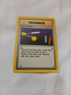 Item Finder 74/102 Base Set Shadowless Pokemon Card MINT Buy it now GETS 1 FREE - Image 1