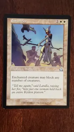 Entangler Prophecy EX/LP 7/143 MTG Magic the Gathering Enchantment Uncommon - Image 1