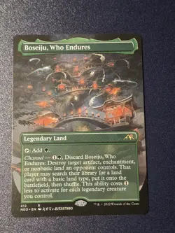 MTG: Boseiju, Who Endures (Borderless) NM Kamigawa Neon Dynasty - Image 1