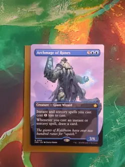 Archmage of Runes (Borderless) Foundations Regular - Image 1