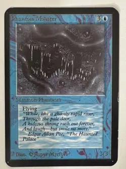 Magic the Gathering MTG Alpha Phantom Monster LP+ (Beta Bob) - Image 1