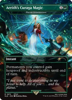 MTG - Aerith's Curaga Magic - Final Fantasy Secret Lair - Magic the Gathering - Image 1