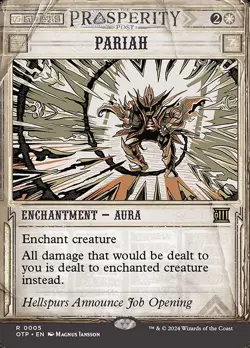 Pariah Borderless Regular - Breaking News MTG-NM - Image 1