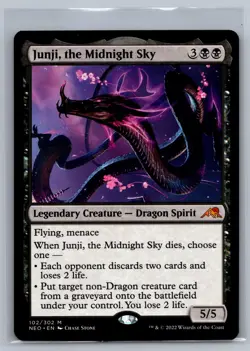 Kamigawa: Neon Dynasty #102 Junji, the Midnight Sky - Image 1