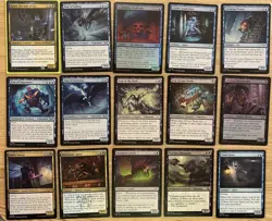 Budget Casual MTG Commander Deck Blue Black Sagas With Rona, Disciple of Gix - Image 1