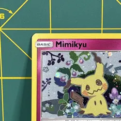 Mimikyu Promo SM163 Team Up Blister Pokemon Card Sun & Moon Holo - Image 3