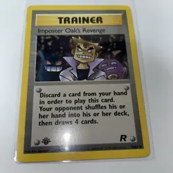 Pokemon Trainer 1st Edition Non Holo Imposter Oak's Revenge 76/82 Never Played - Image 1