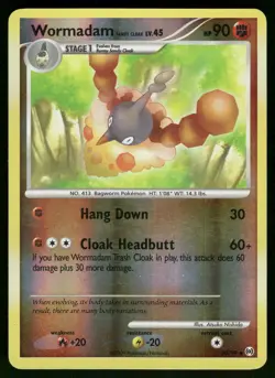 Wormadam Sandy Cloak Reverse Holo 50/99 Arceus Pokemon - Image 1