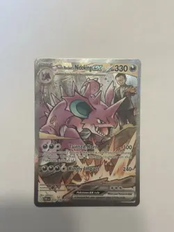 Pokemon Team Rockets Nidoking EX Sir 233/182 Destined Rivals - Image 5