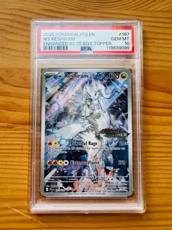 N’s Reshiram Stamped Promo PSA 10 2025 Pokemon Journey Together - Image 1