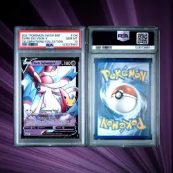 2021 POKEMON SWSH BLACK STAR PROMO CELEBRATIONS COLL #134 DARK SYLVEON V PSA 10 - Image 2